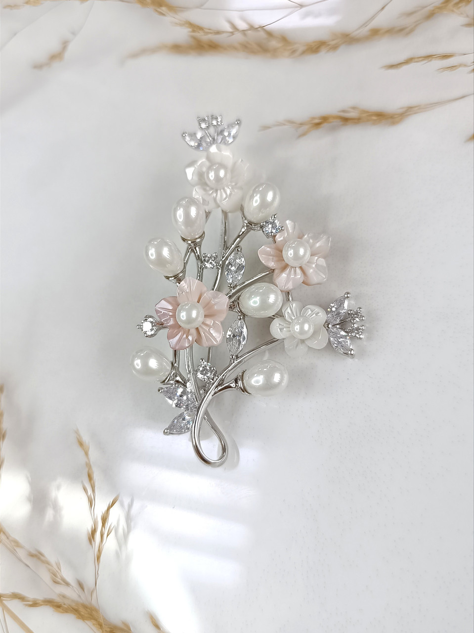 Брошка Swarovski квітка